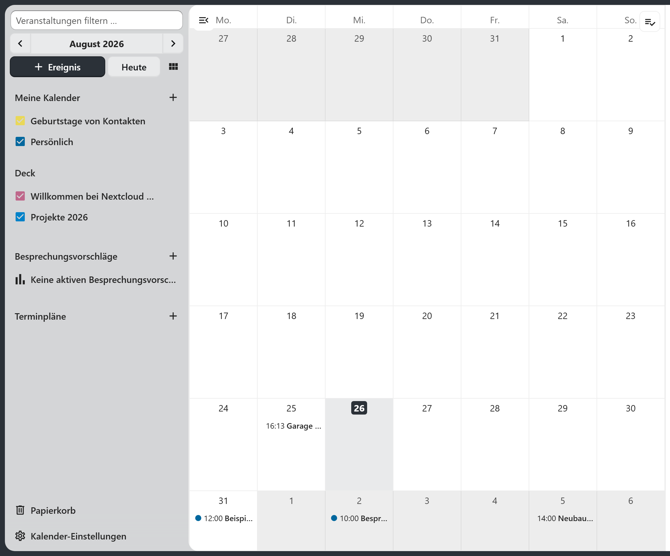 Der Kalender
